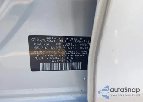 2015 Hyundai Elantra Se из США, поврежденный, VIN KMHDH4AE5FU300920